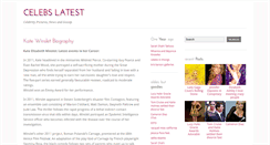 Desktop Screenshot of celebslatest.com